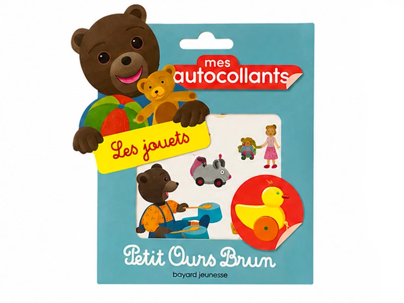 Mes autocollants Petit Ours Brun - Les jouets
