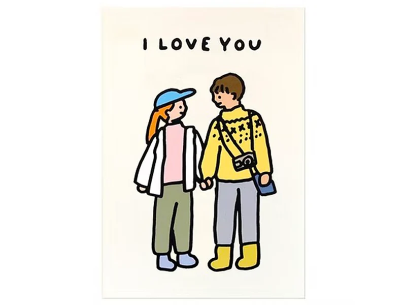 Carte Couple 4 I LOVE YOU - Zero per Zero
