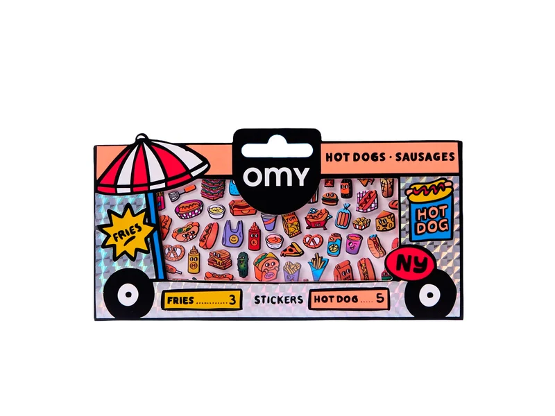 Fabulous Stickers Boutique - Hot Dog Shop - OMY