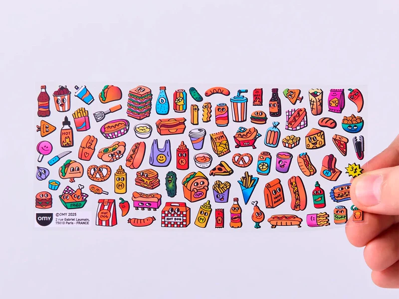 Fabulous Stickers Boutique - Hot Dog Shop - OMY