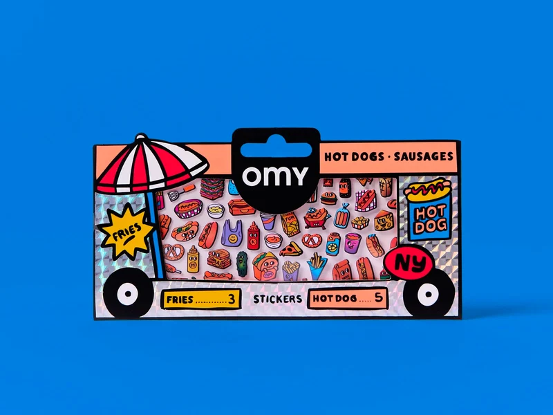 Fabulous Stickers Boutique - Hot Dog Shop - OMY