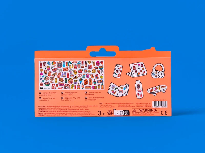 Fabulous Stickers Boutique - Hot Dog Shop - OMY