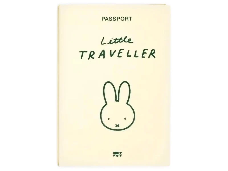 Carte Passeport Little Traveller - Miffy beige - Zero per Zero