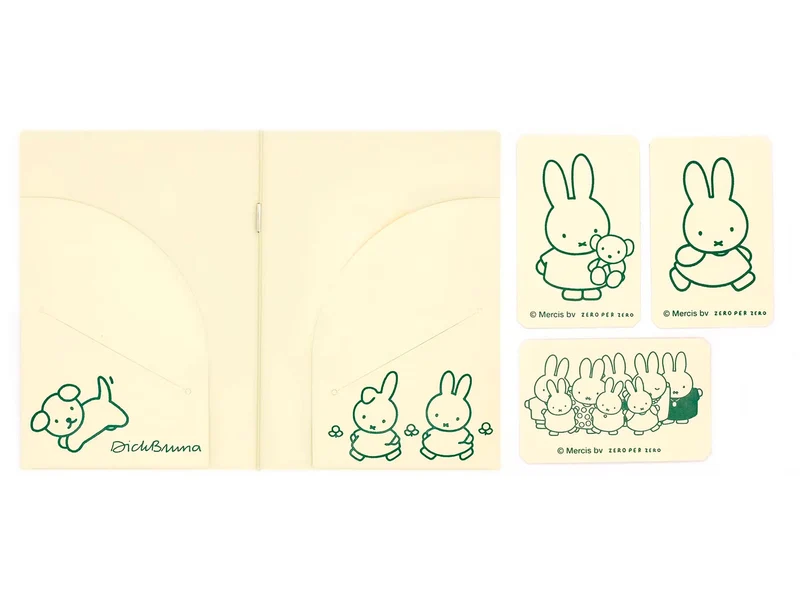 Carte Passeport Little Traveller - Miffy beige - Zero per Zero
