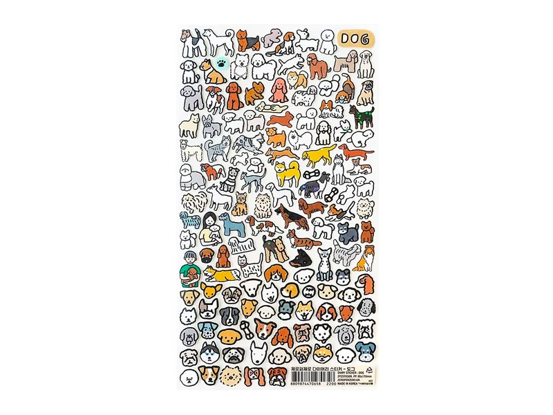 Stickers Chien Collection Holographique - Zero per Zero