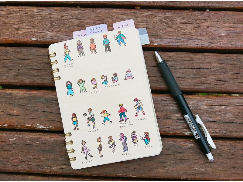 Stickers People Collection holographique - Zero per Zero