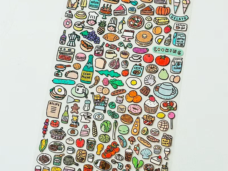 Stickers Food Collection holographique - Zero per Zero