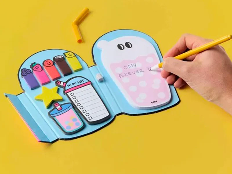 Carnet de notes Sticky Bubble Tea - OMY