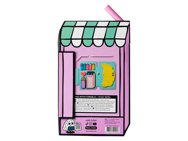 Carnet de notes Sticky Paris - OMY