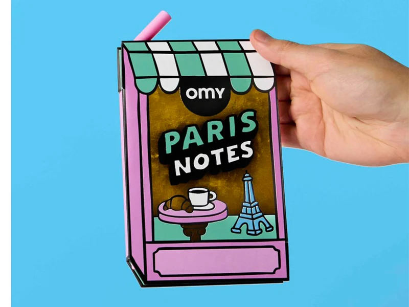 Carnet de notes Sticky Paris - OMY
