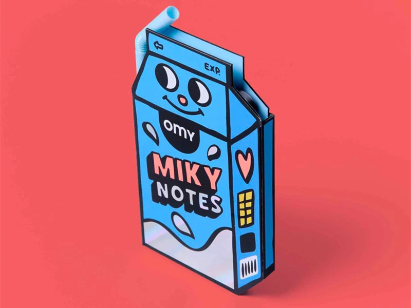 Carnet de notes Sticky Miky - OMY