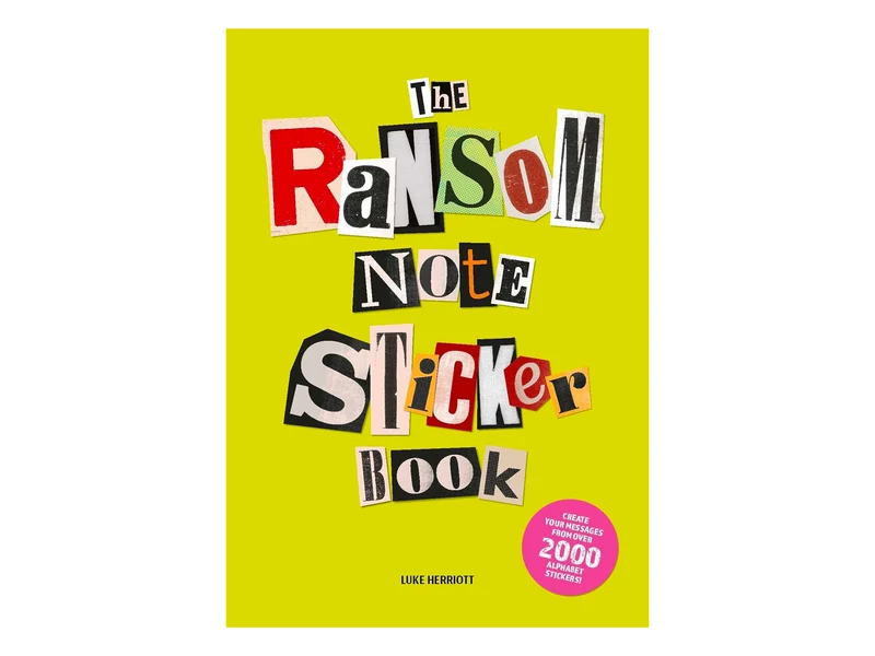 Ransom Note Sticker Book - Luke Herriott