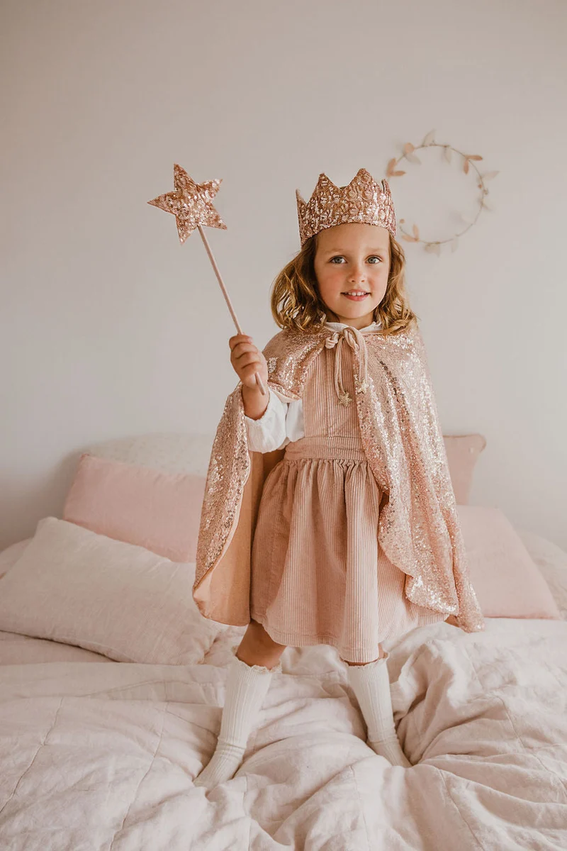 Baguette magique - Sequins roses | Luciole et Petit Pois