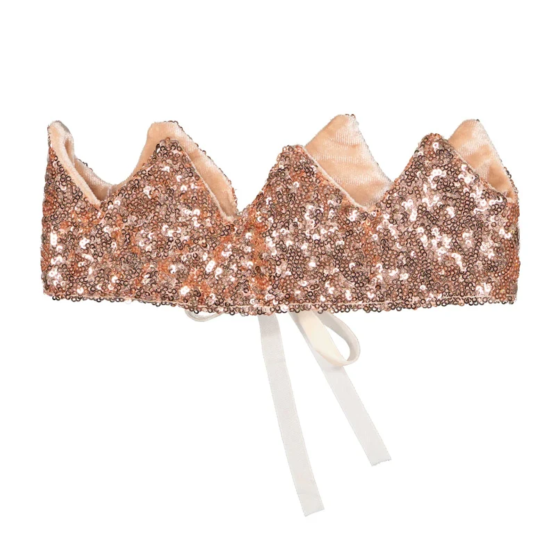 Couronne - sequins roses | Luciole et Petit Pois