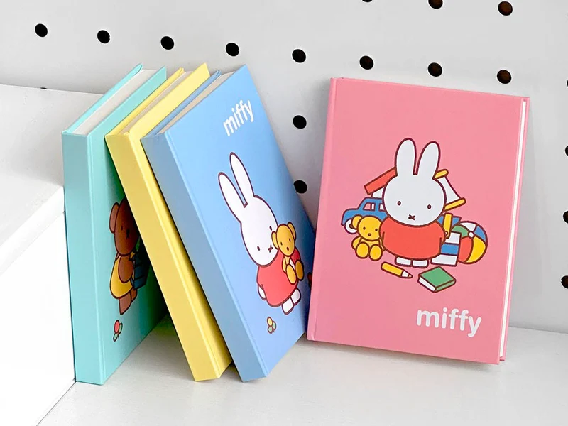 Mini carnet Miffy Boris - Vert
