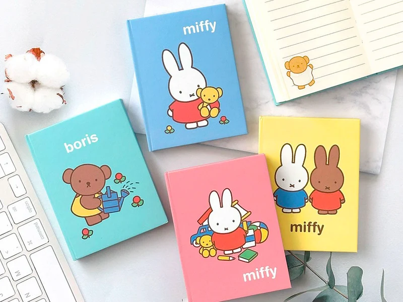Mini carnet Miffy Boris - Vert