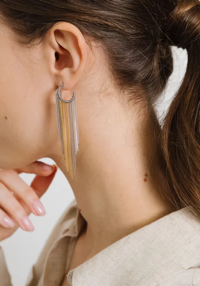Boucles D'Oreilles Milo Gold & Palladium