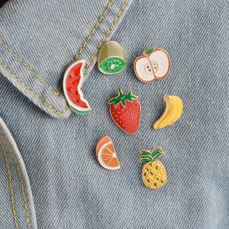 Pack 7 pins "Fruits" _ ♣