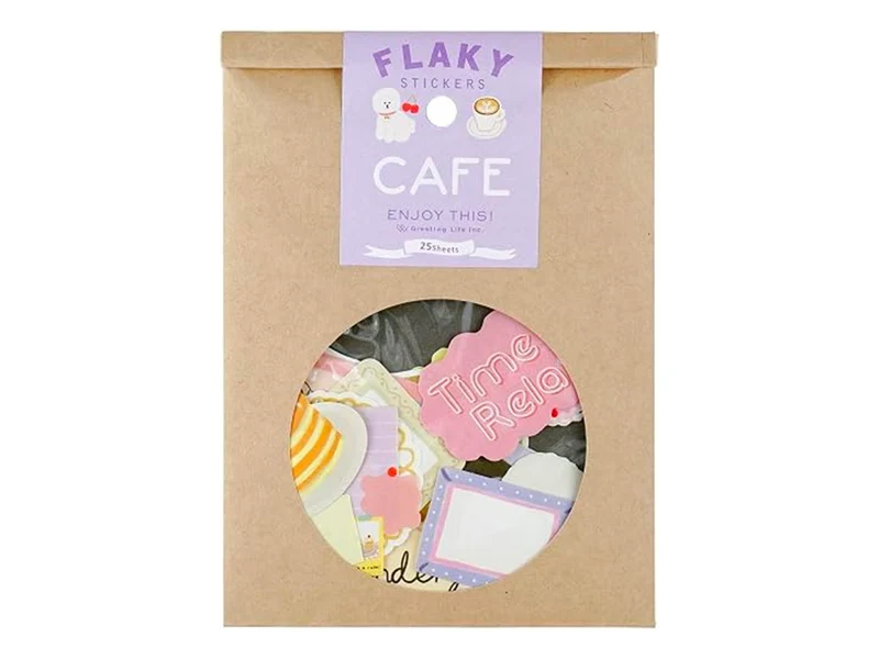 Sachets de Stickers Flaky - Café