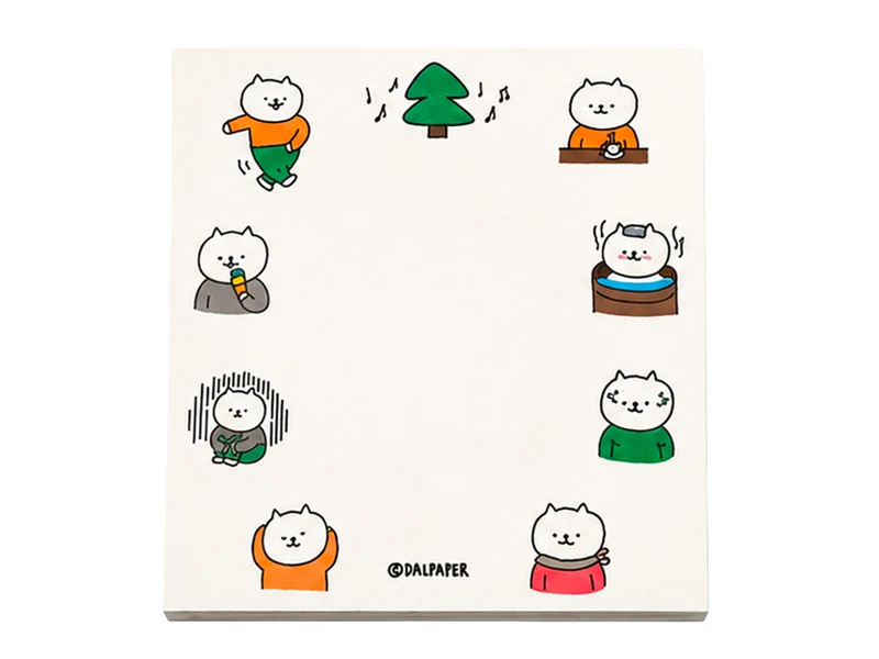 Bloc mémo Cat's Life Enjoy - Sapin