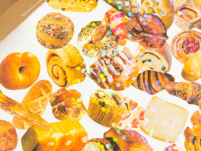 Boite d'autocollants décoratifs Pâtisserie - Haco Stickers