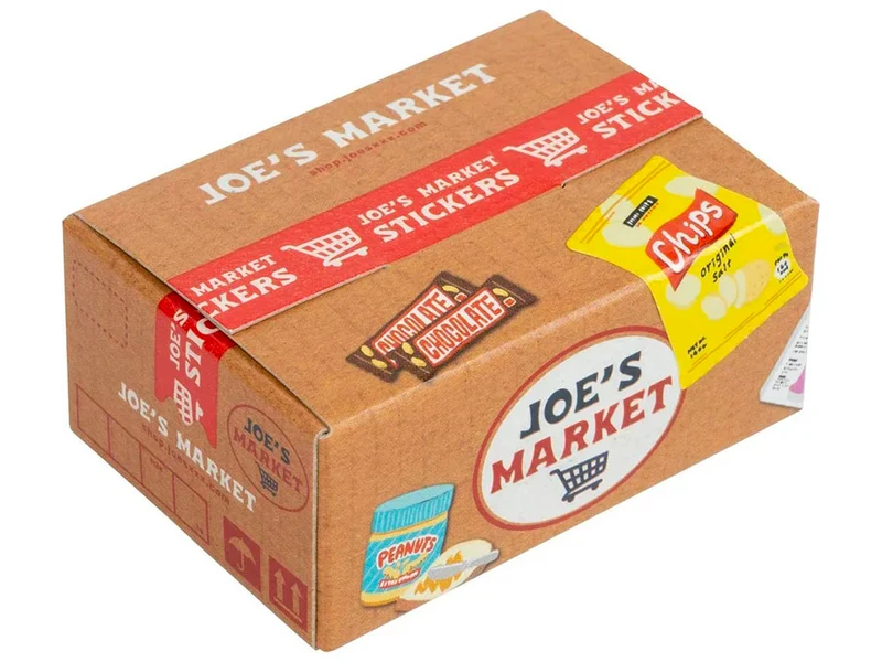 Boite d'autocollants Décoratifs Joe's Market - Haco Stickers