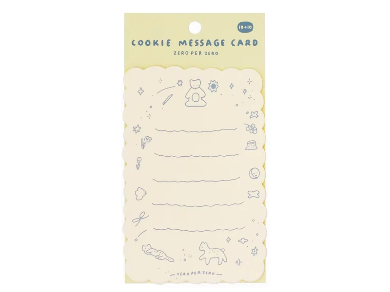 Cartes pour message x 10 - Zero per Zero