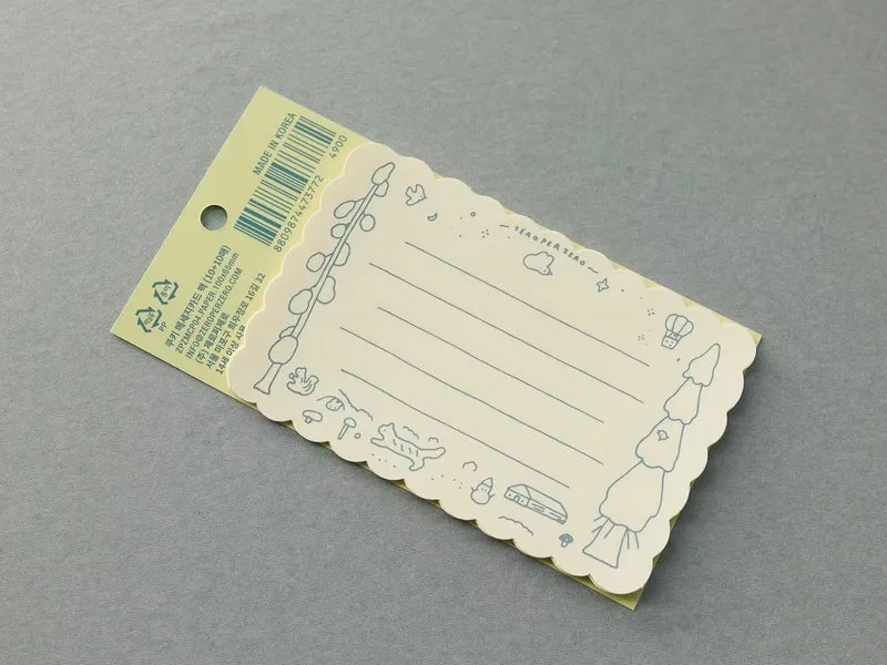 Cartes pour message x 10 - Zero per Zero