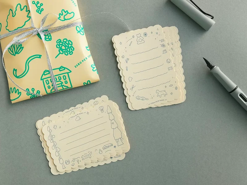 Cartes pour message x 10 - Zero per Zero