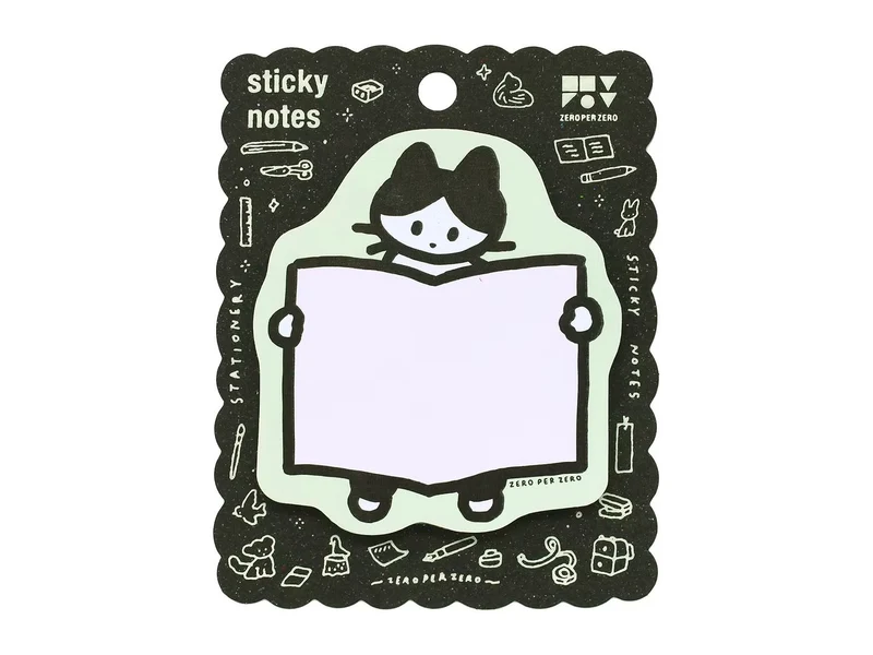 Notes autocollantes - Chat Tuxedo - Zero per Zero