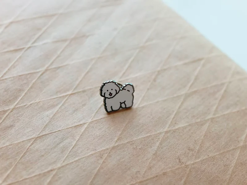 Pin's Petit chien blanc Puppy - Zero per Zero