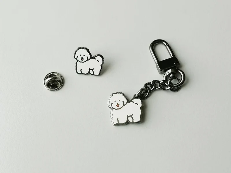 Pin's Petit chien blanc Puppy - Zero per Zero