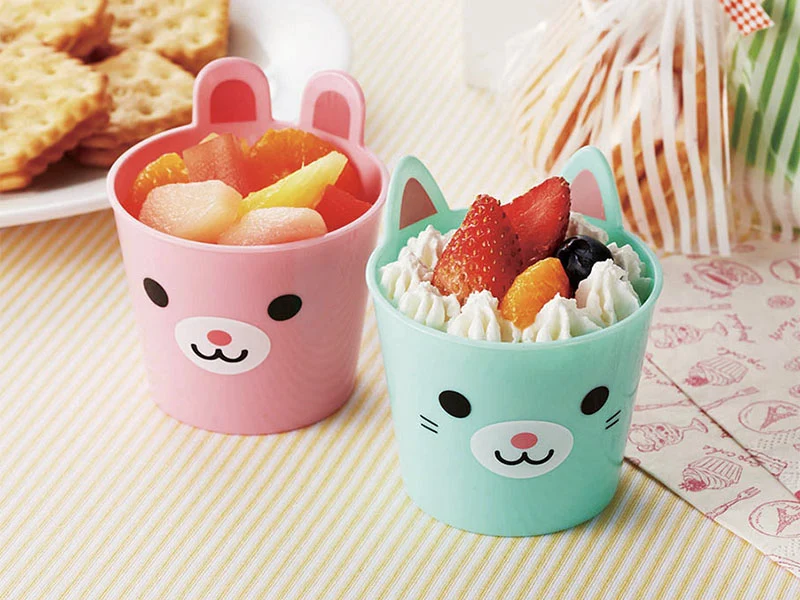 Lot de 5 mini pots animaux