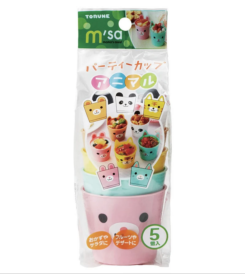 Lot de 5 mini pots animaux