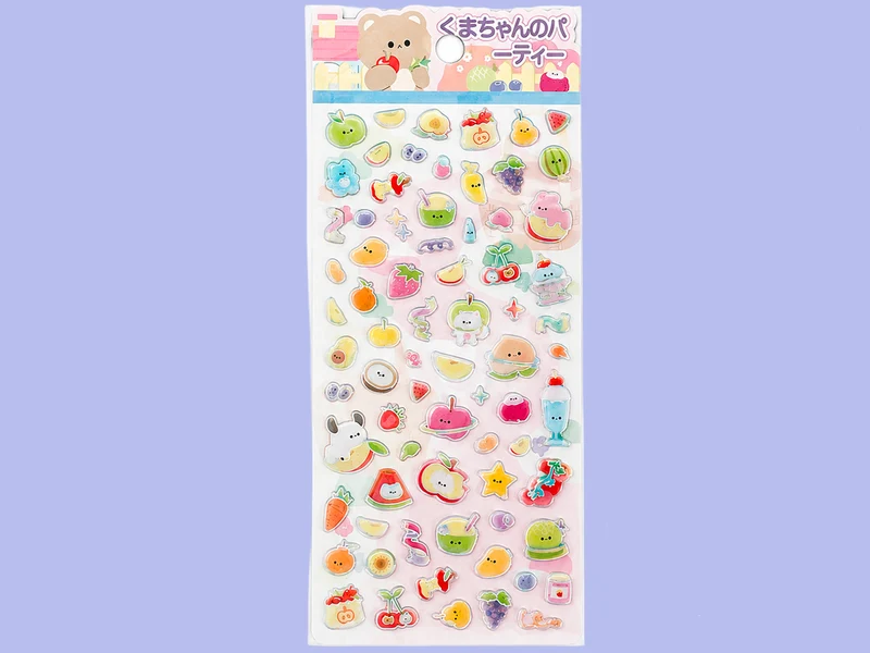Stickers épais coréens - Aliments mignons