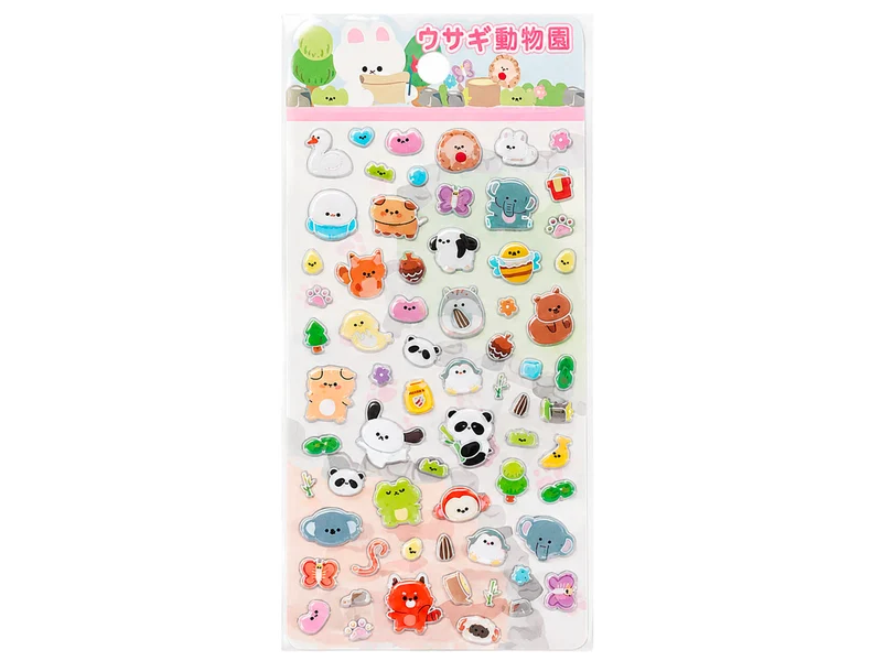 Stickers épais coréens - Animaux mignons