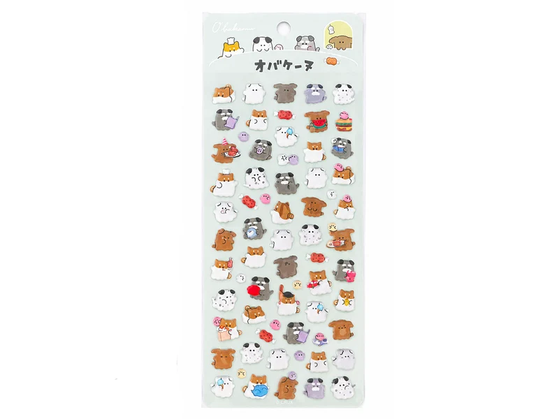 Stickers en relief - Chat et chien mignons
