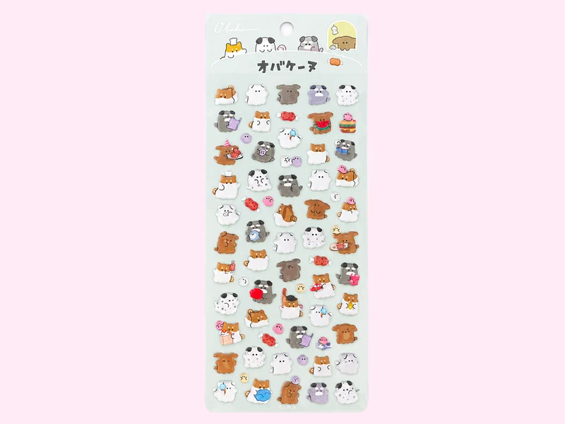 Stickers en relief - Chat et chien mignons