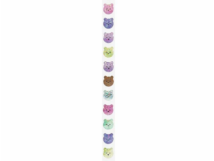 Autocollants holographique Mini Chingu - Ours - Rico Design