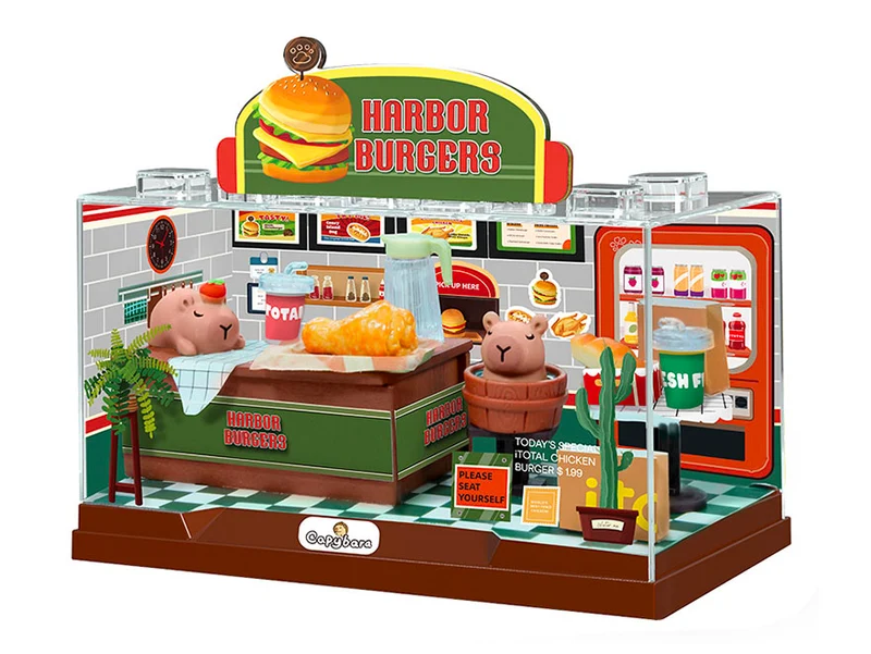 Mini monde maquette - Fast Food Fried Chicken