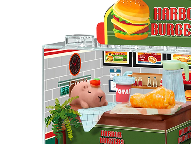 Mini monde maquette - Fast Food Fried Chicken
