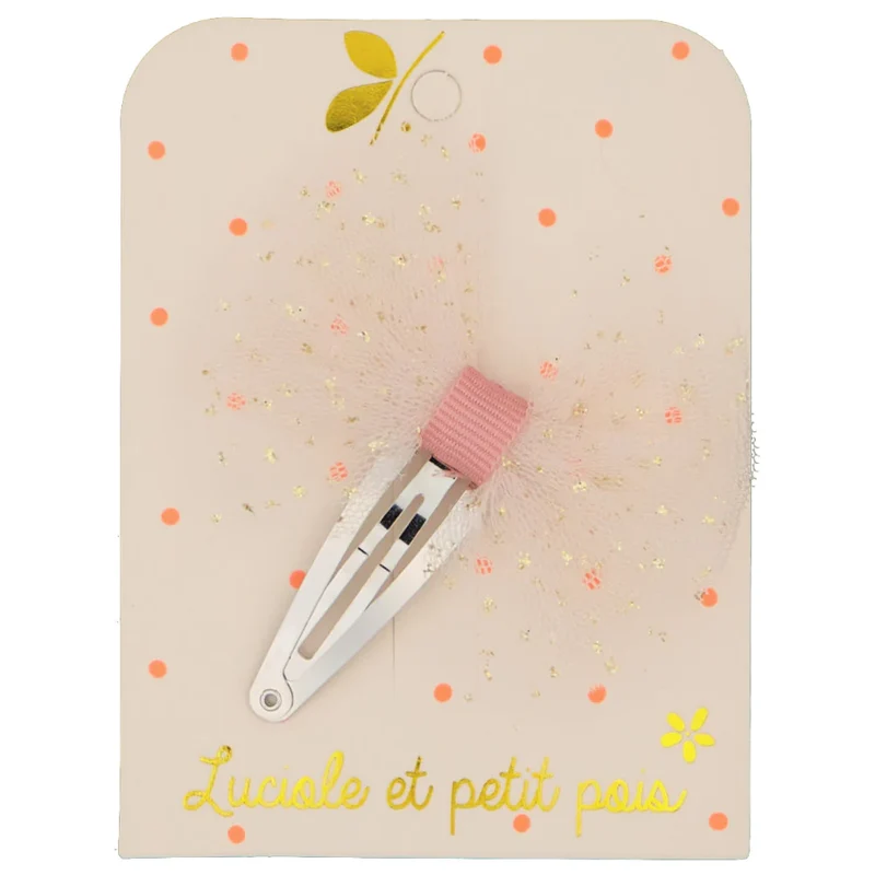 Barrette tutu - Rose – Luciole et petit pois