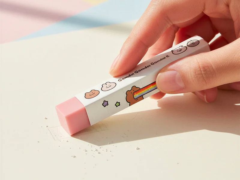 Gomme ours slim blanche