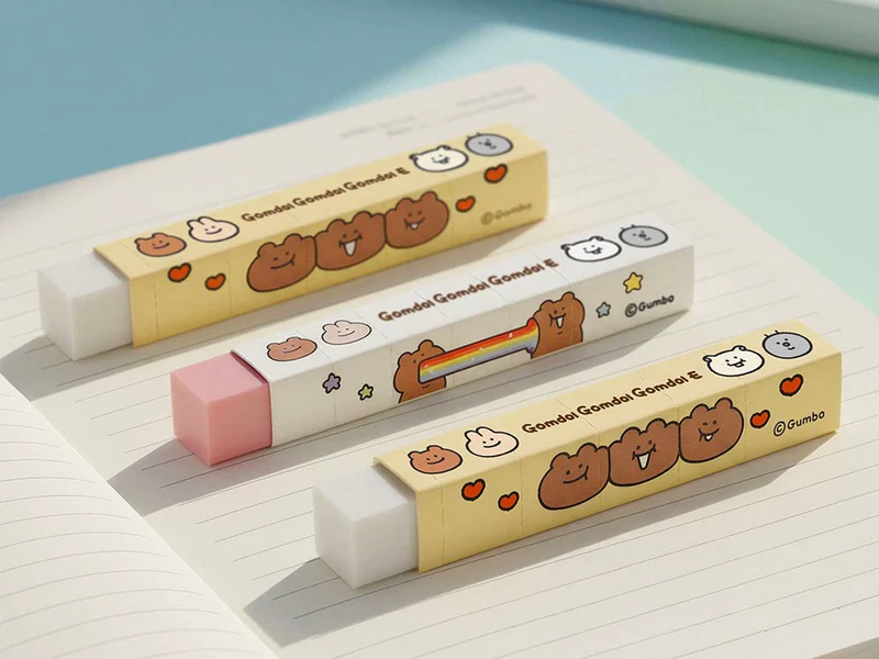 Gomme ours slim blanche