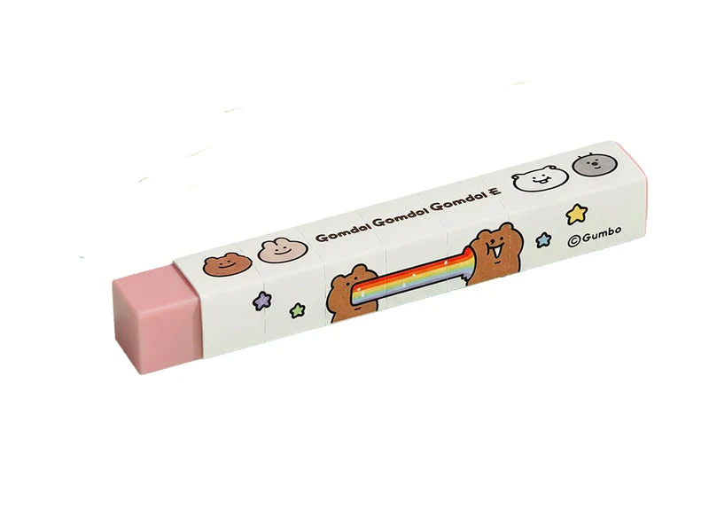 Gomme ours slim rose
