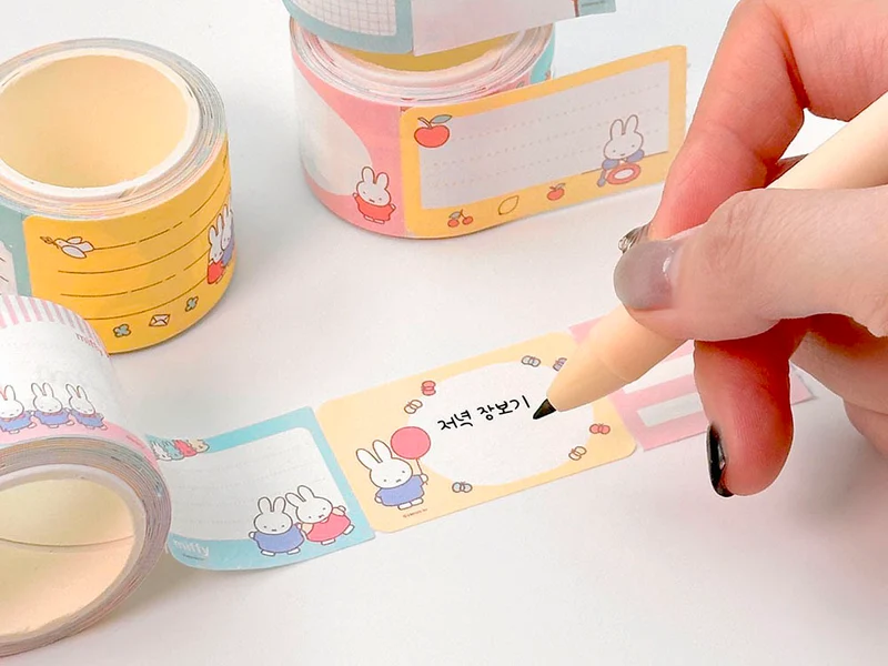 Rouleau de notes adhésives détachables Miffy
