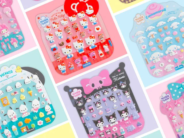 Stickers puffy Sanrio - Pochacco