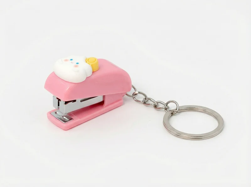 Porte-clés mini agrafeuse nuage