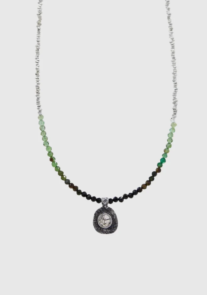 Collier Elor Tourmaline Vertes
