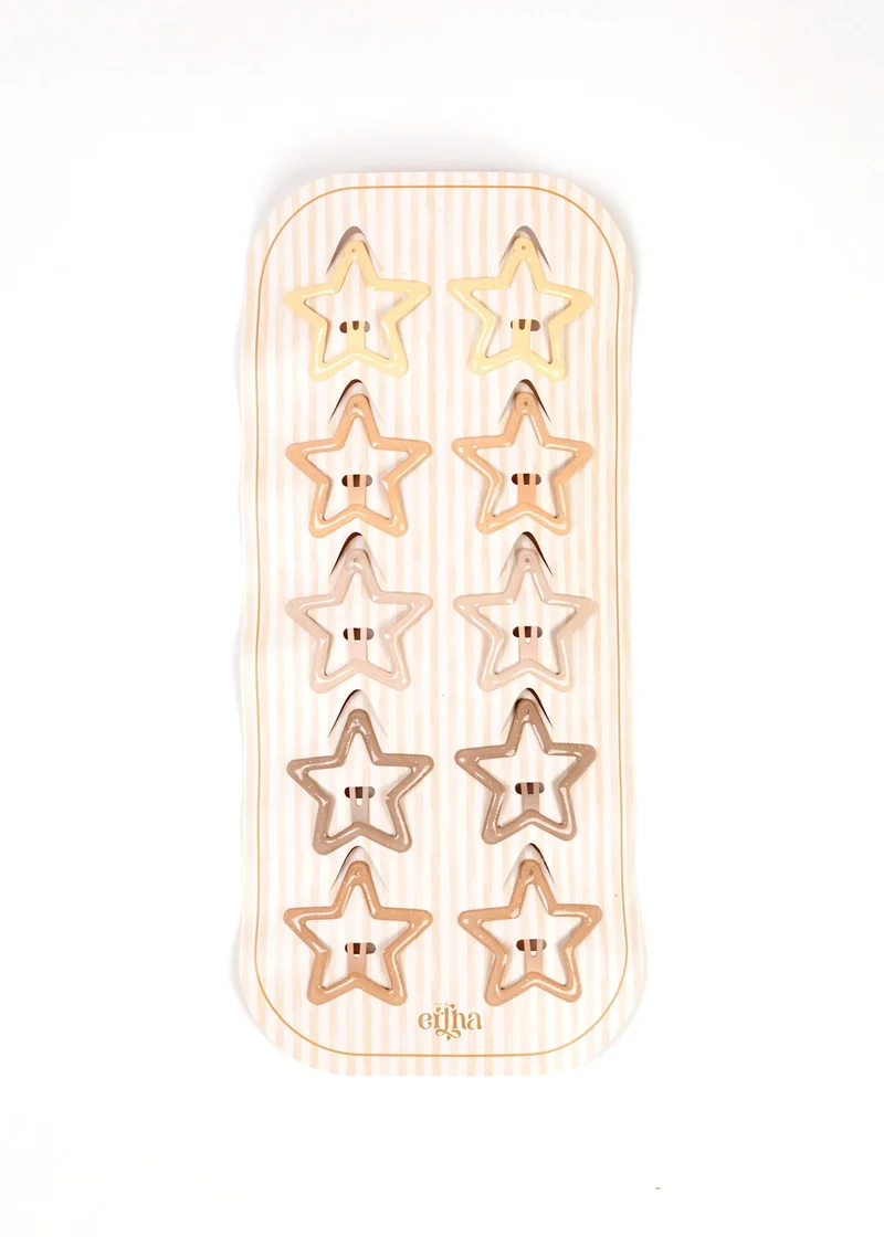 Pinces à cheveux Starlight pailletées - Multicolore - Mrs Ertha